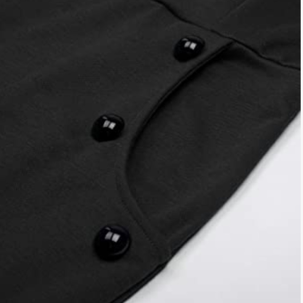 Slim fit business dress short sleeved pencil skirt - Picture 4 of 6